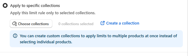 Product limit